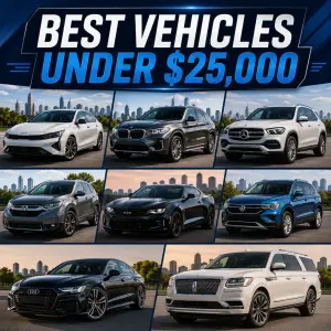 Best Vehicles Under $25,000 This Month