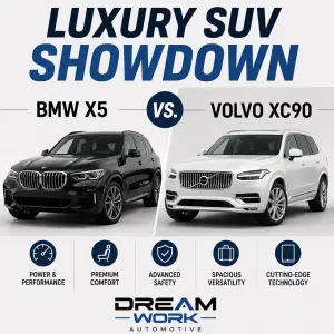 Luxury SUV Showdown: BMW X5 vs. Volvo XC90