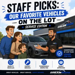 Staff Picks: Our Favorite Vehicles on the Lot | Service Edition