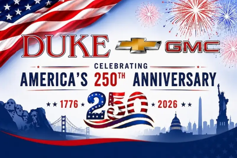 Duke Chevrolet GMC celebrates America’s 250th anniversary
