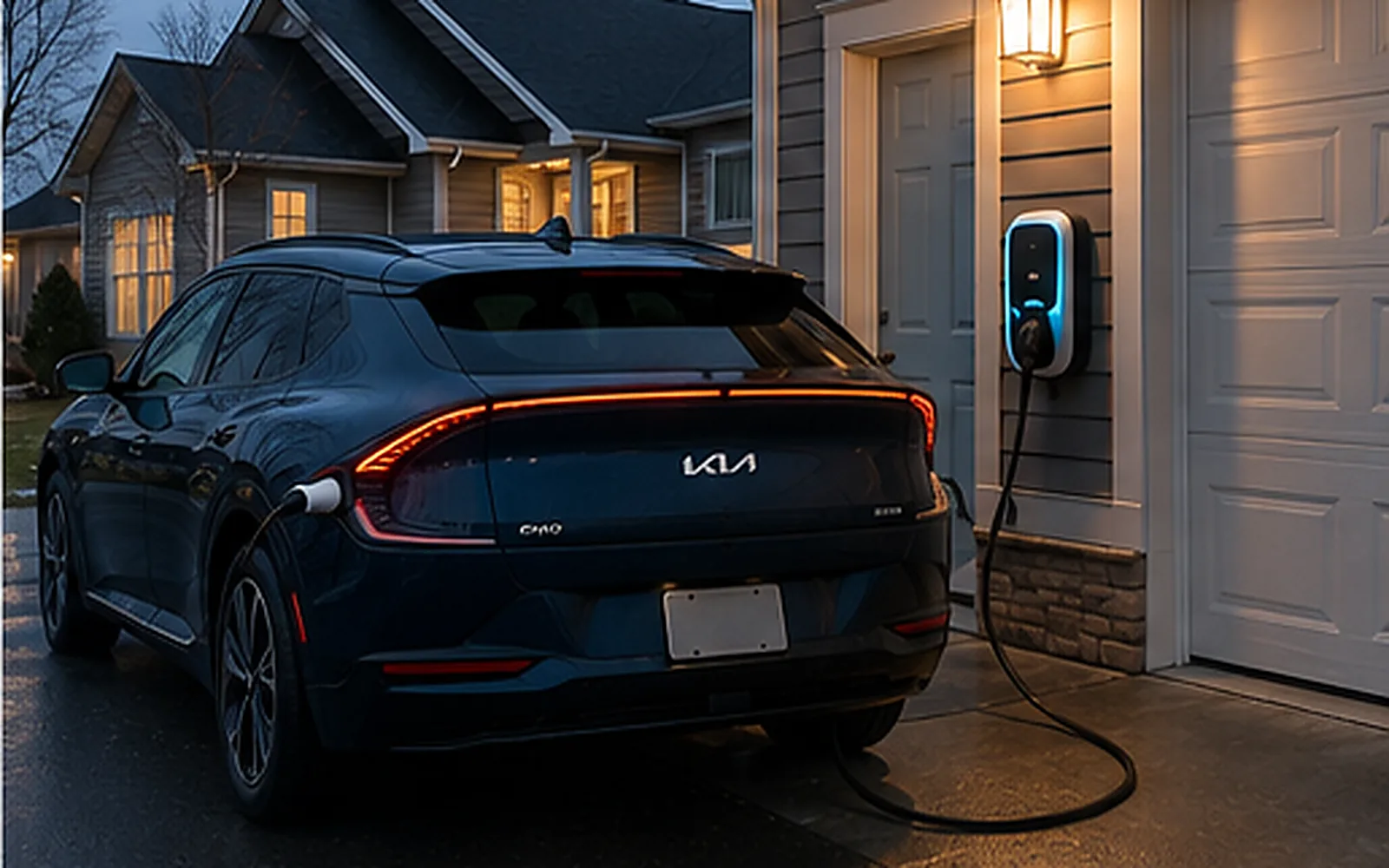 Home EV charging setup