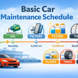What Is a Basic Car Maintenance Schedule and When Should You Do Each Service?