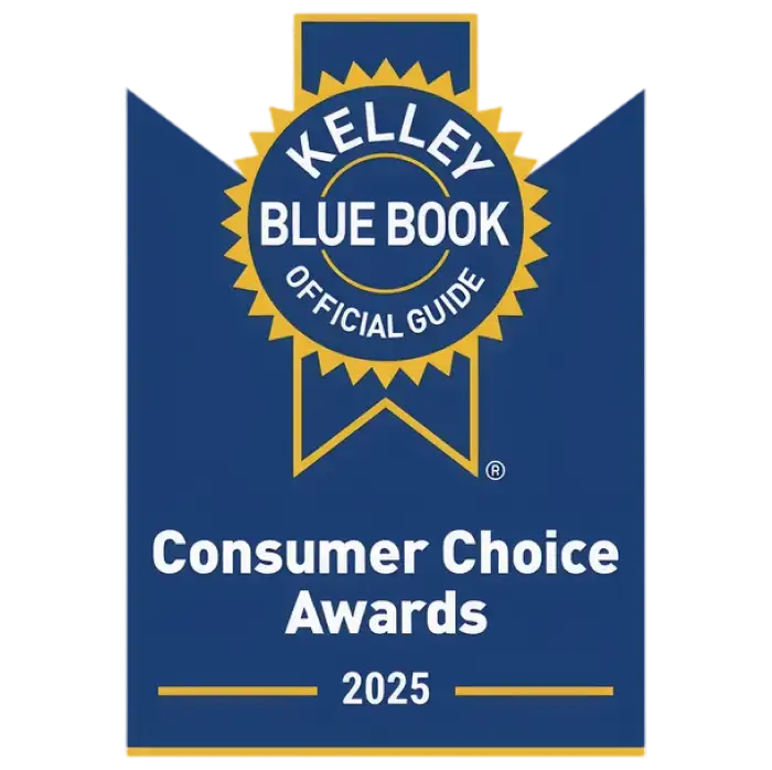 Kelley Blue Book Consumer Choice Awards 2025 badge