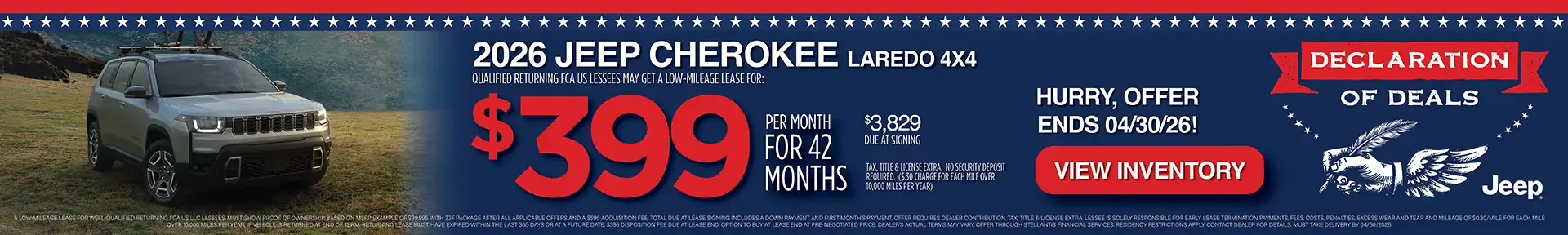 Current Jeep offers and specials at Fowler Jeep of Boulder
