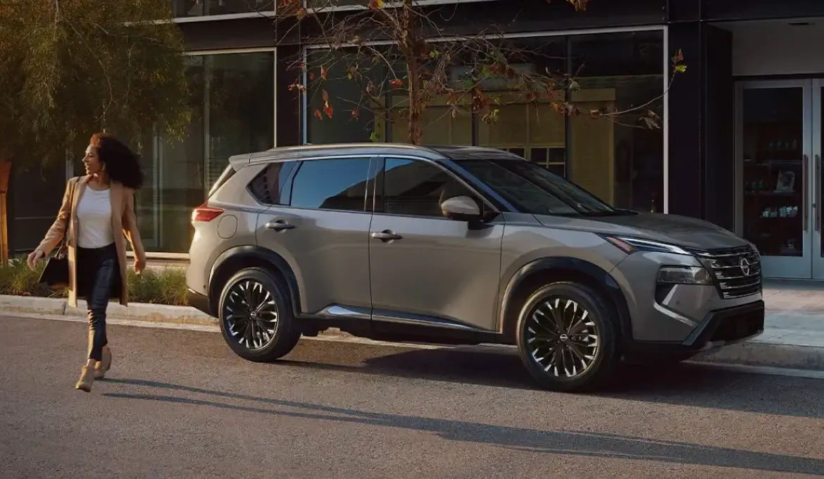 Real estate professional driving a new Nissan from Fred Haas Nissan