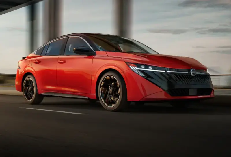 2026 Nissan Sentra driving on the road