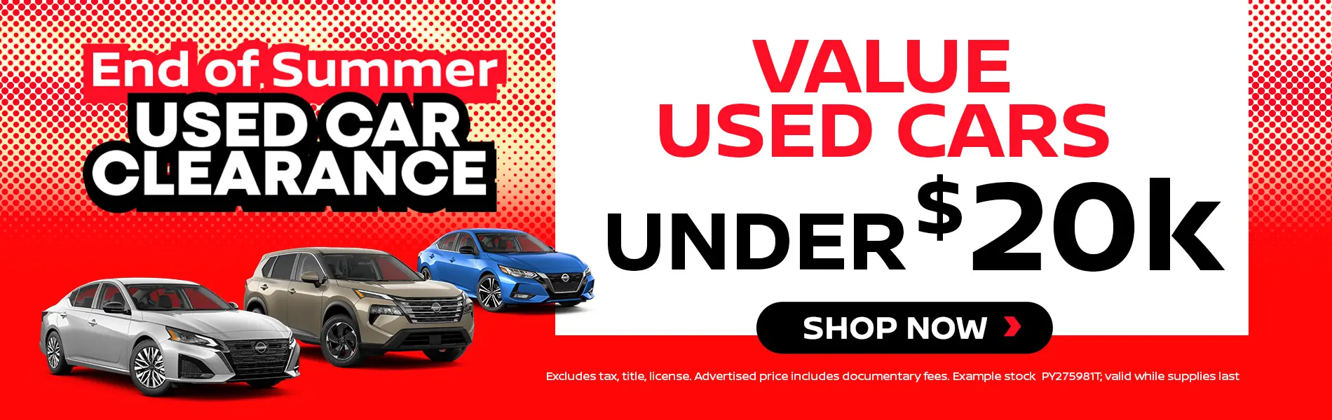 Used Cars unde 20K
