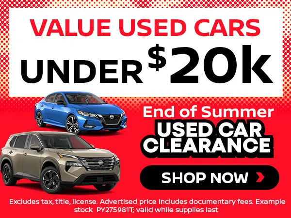 Used Cars unde 20K