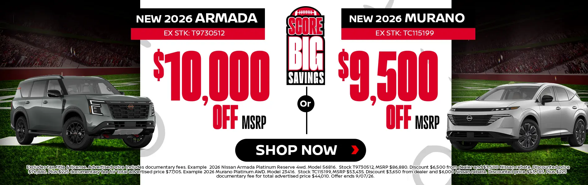 New 2026 Armada & Murano Models For Sale in Tomball, TX