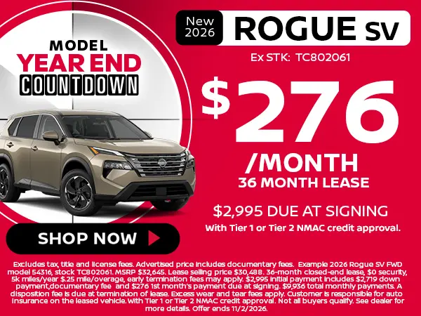 New 2026 Rogue SV Near Me in Tomball, TX