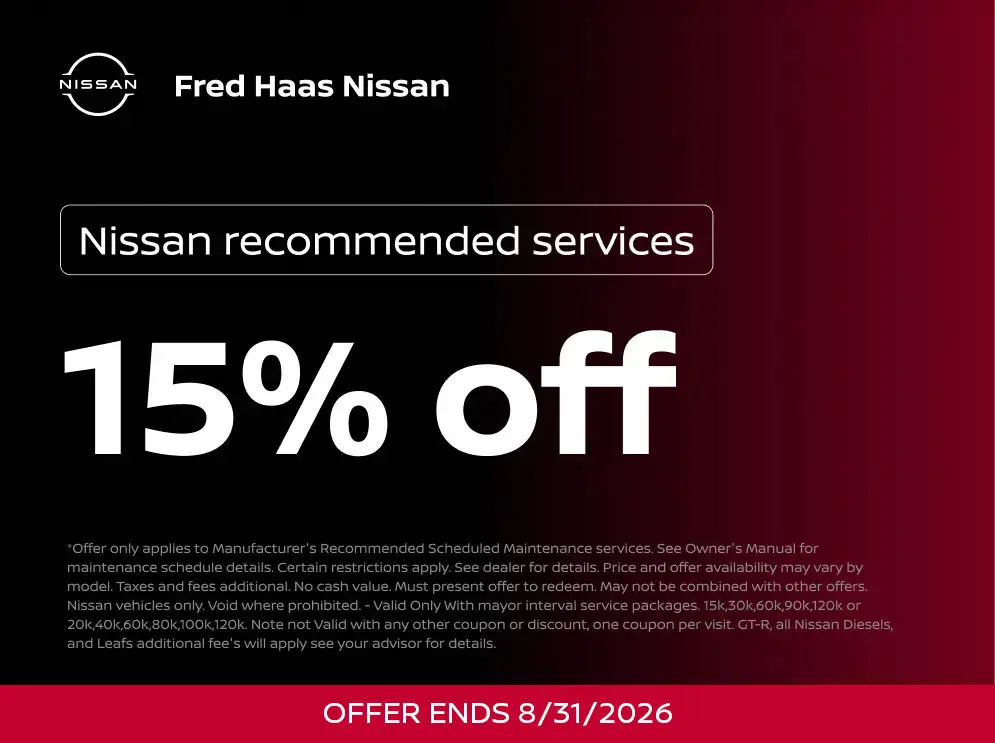 Nissan recommended services