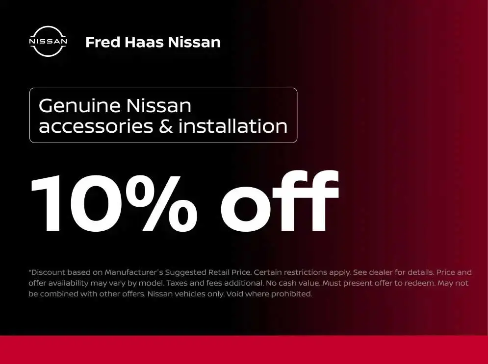 Genuine Nissan accessories & installation