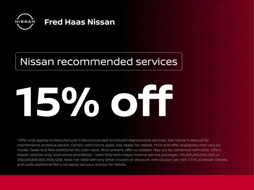 Nissan recommended services