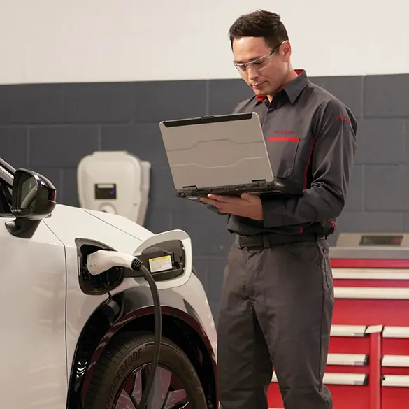 Nissan trained technicians at Fred Haas Nissan in Tomball, TX