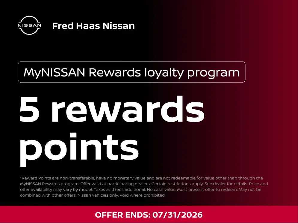 MyNISSAN Rewards loyalty program