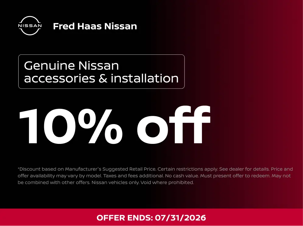 Genuine Nissan accessories & installation