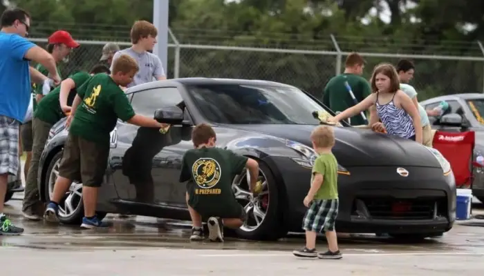 BSA Troop 113 fundraising event supported by Fred Haas Nissan in Tomball, TX