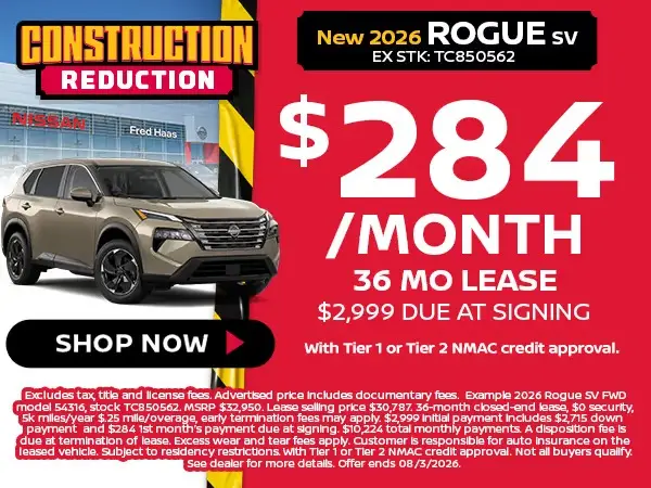 New 2026 Rogue SV