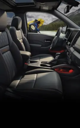 Nissan leather interior
