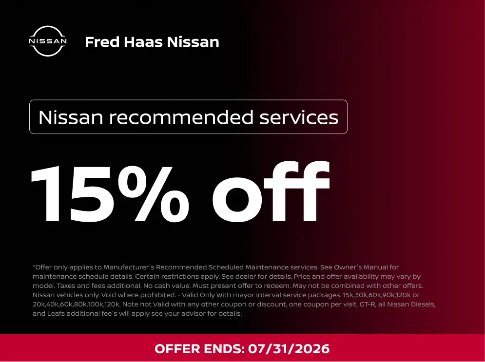 Nissan recommended services