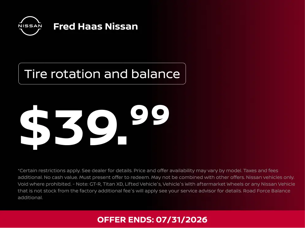 Tire rotation and balance