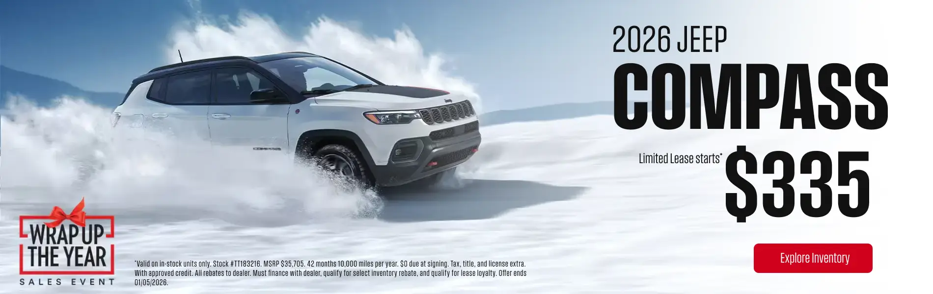 Jeep Wrap Up The Year Event - 2026 Jeep Compass