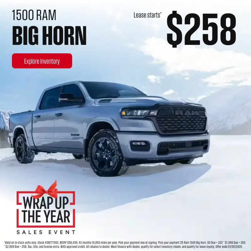 Ram Wrap Up The Year Event - 1500 Big Horn