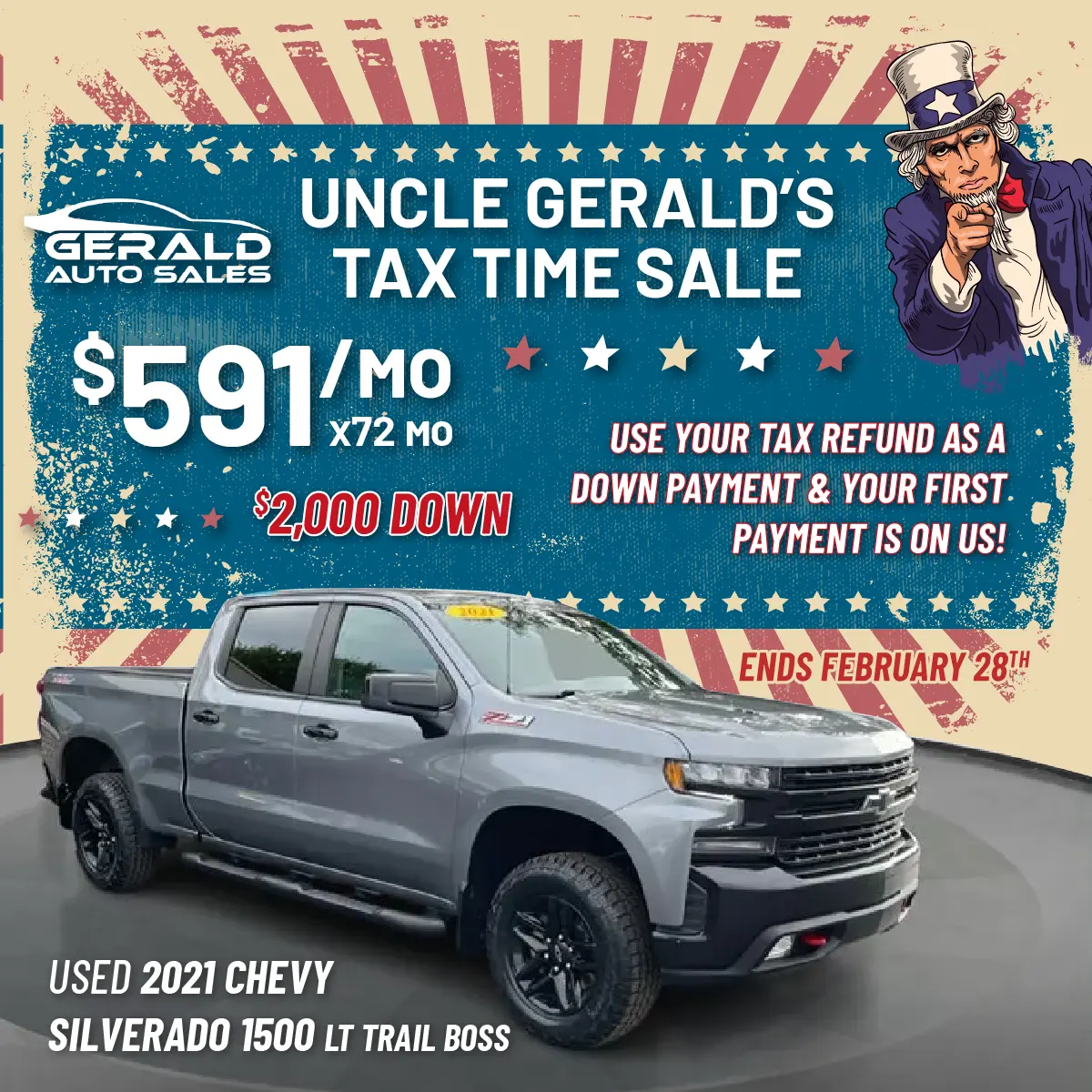 Used 2021 Chevrolet Silverado 1500 LT Trail Boss