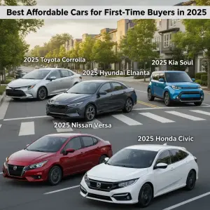 Top 5 Affordable Cars for First-Time Buyers in 2025