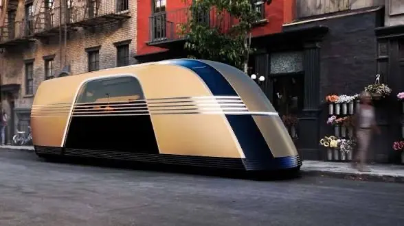 Robovan concept exterior illustrating a proposed future shared-shuttle option