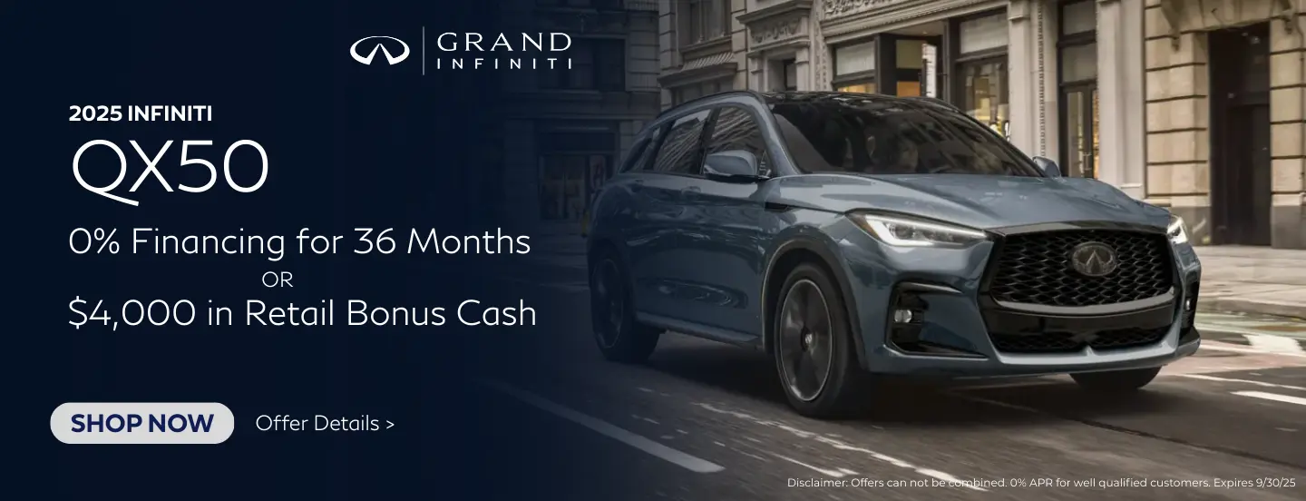 QX50 APR or Bonus Cash