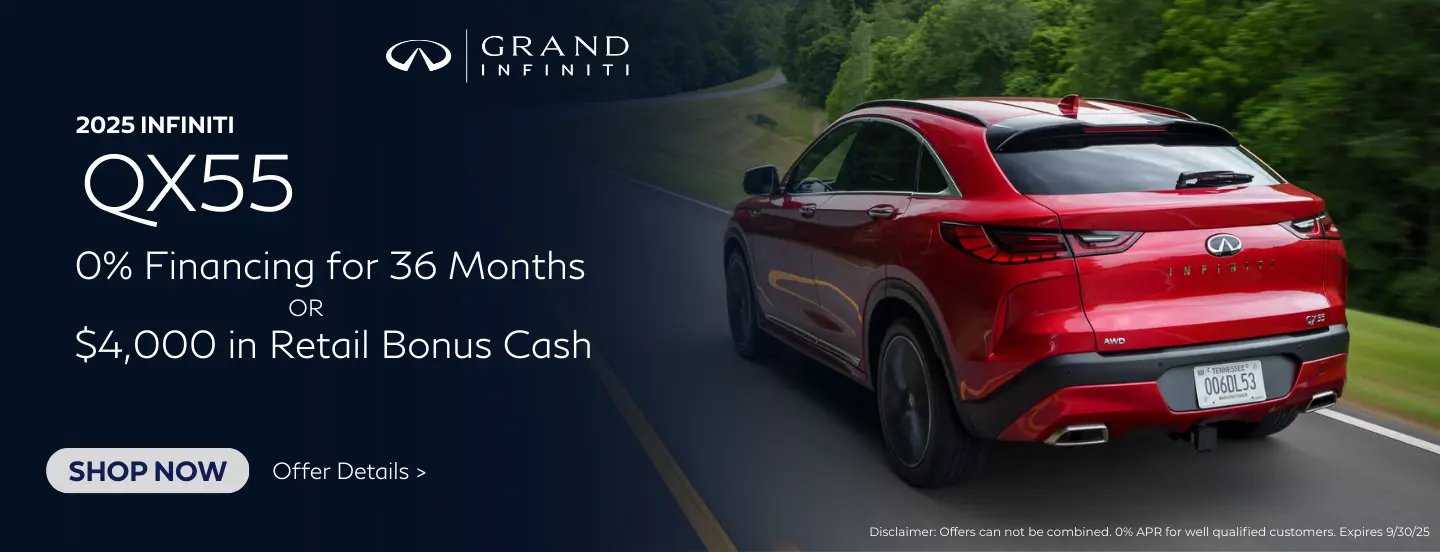 QX55 APR or Bonus Cash
