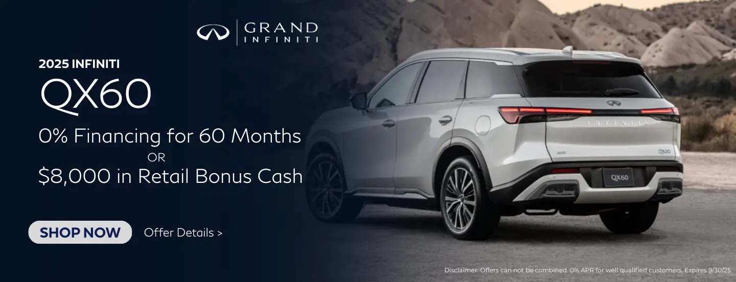 QX60 APR or Bonus Cash