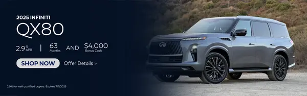 2025 INFINITI QX80 2.9% 63/mo