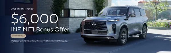 2025 Infiniti QX80 $6,000 Infiniti Bonus Offer