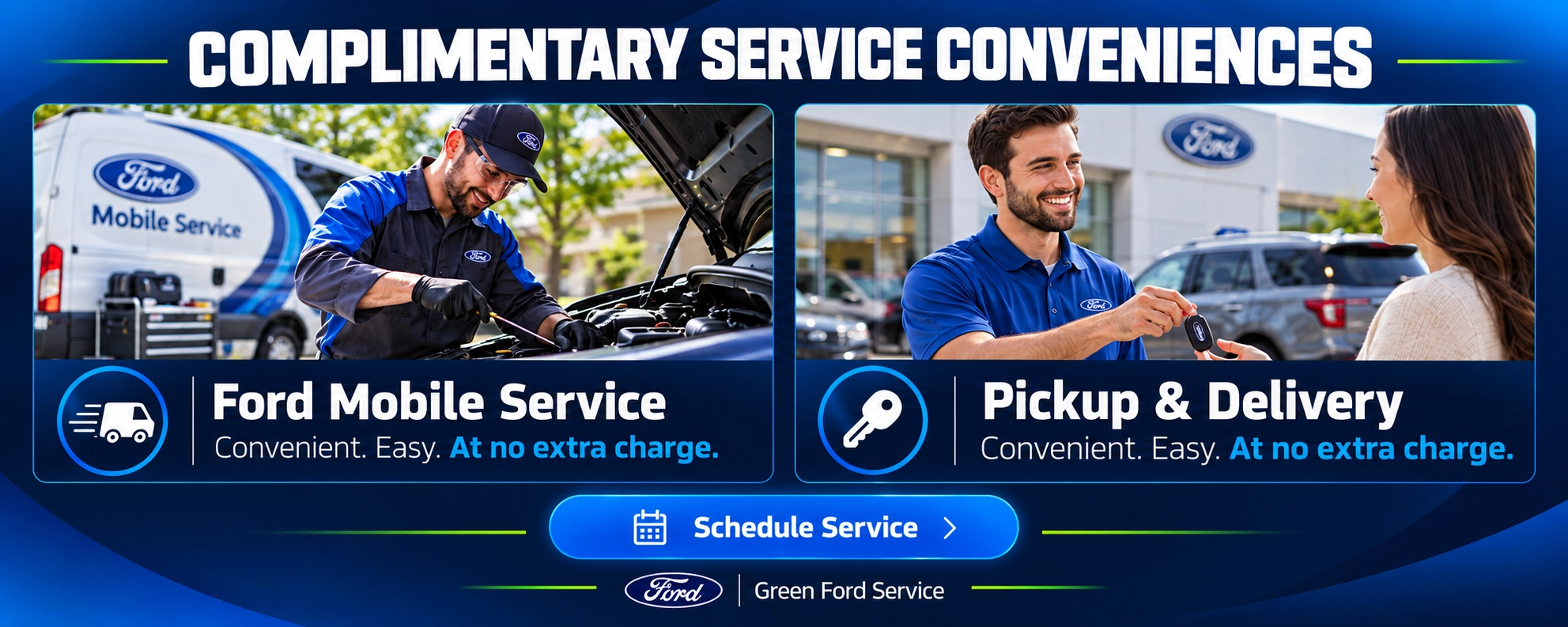 Green Ford Complimentary Mobile Service