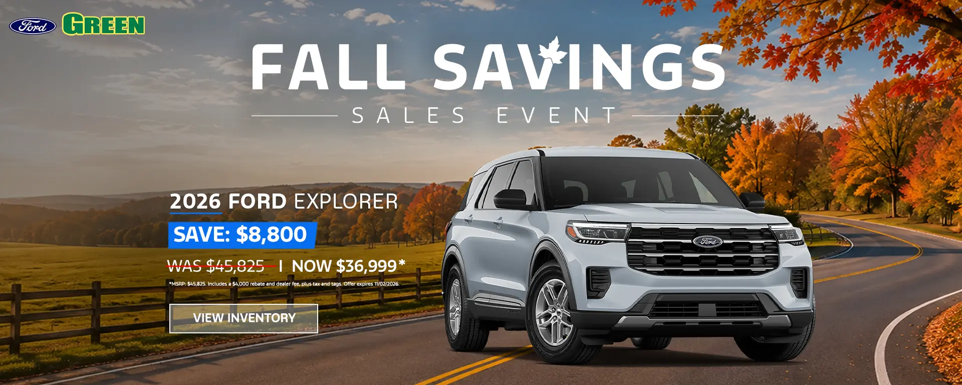 2026-10-06_26' Explorer Offer_Fall Savings