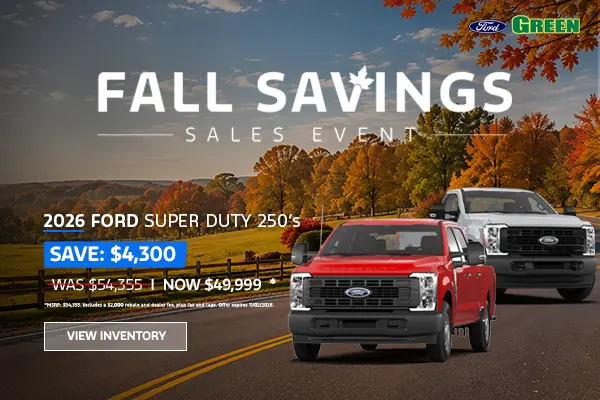 2026-10-06_26' Super Duties 250 Offer_Fall Savings