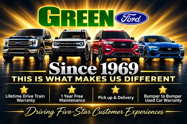 The GREEN FORD ADVANTAGE