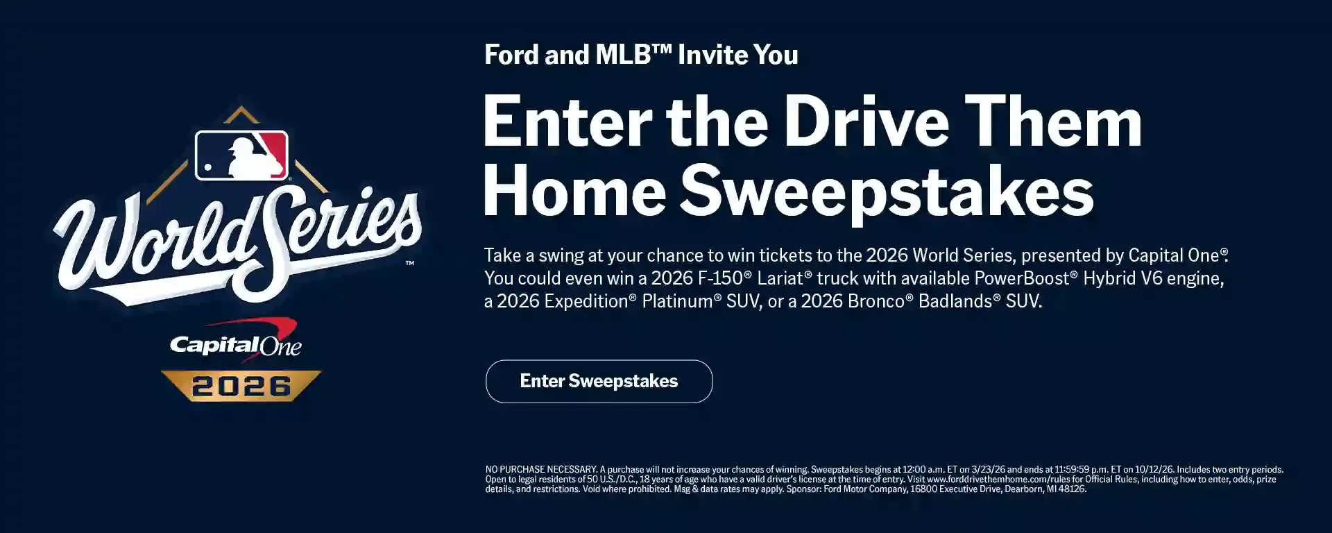 Drive Them Home Sweepstakes