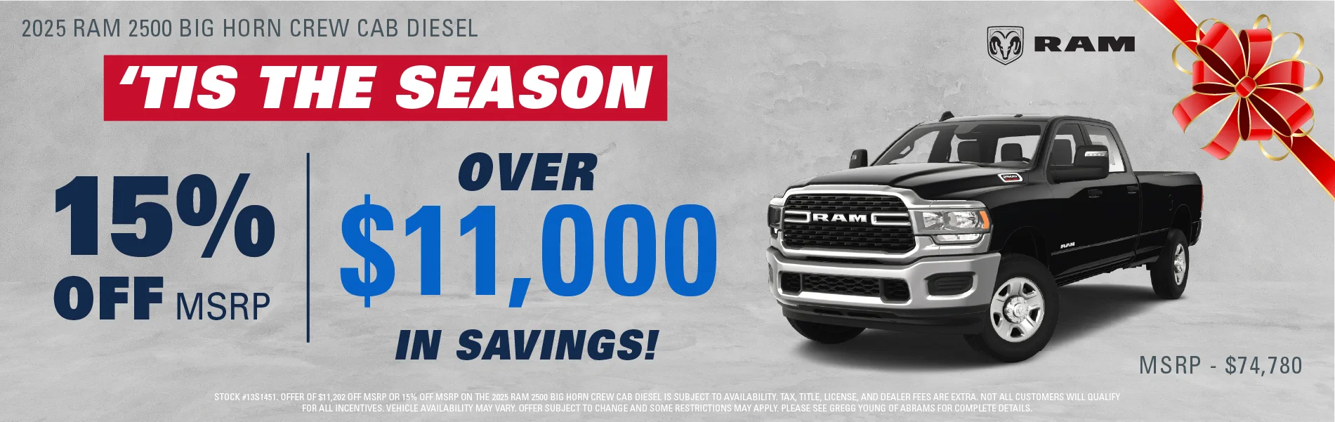 2025 RAM 2500