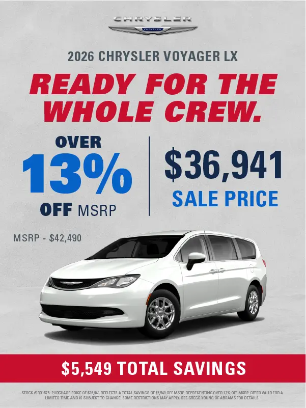 2026-09-30 - OVER 13% OFF MSRP - $36,941 SALE PRICE