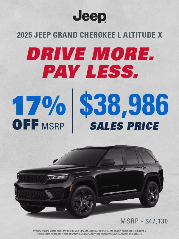 "17% OFF MSRP - $38,986 SALES PRICE (make sales price text a little smaller)  "