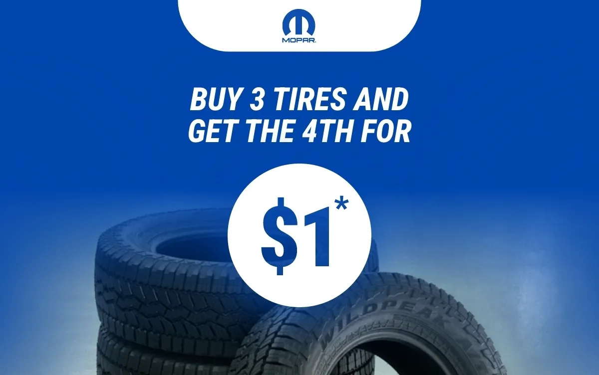BUY 3 TIRES GET 4TH