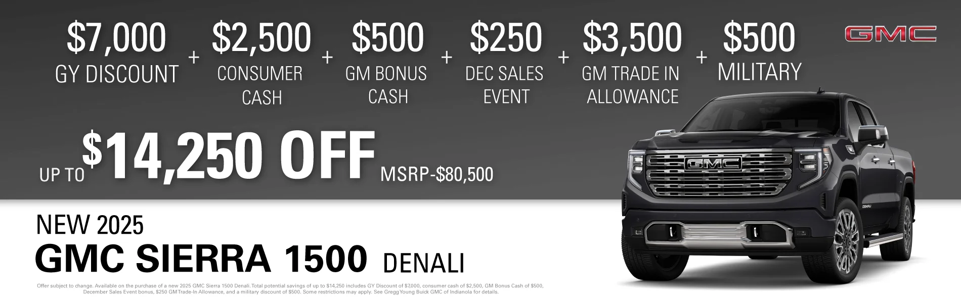 2025 GMC Sierra 1500 S