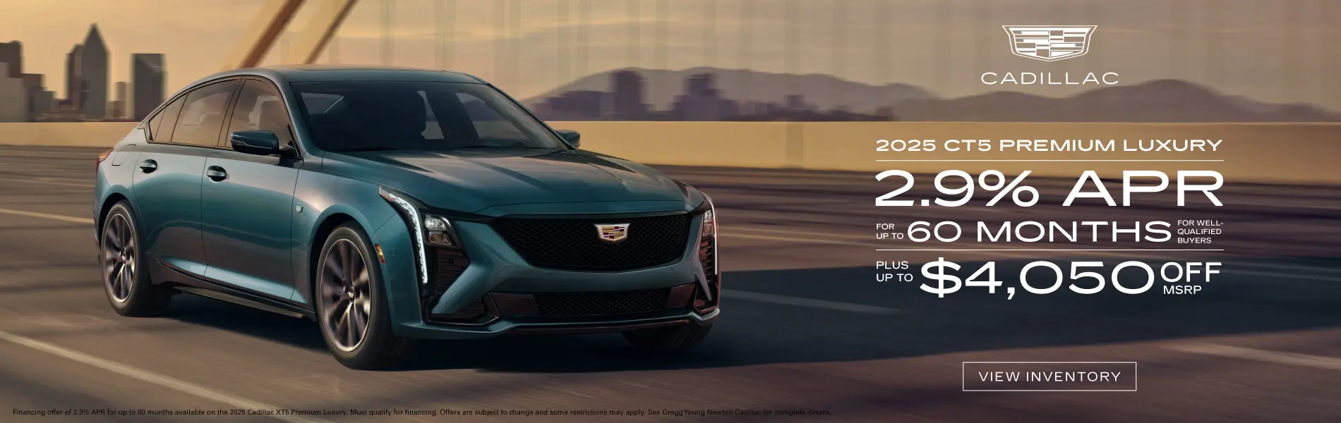 2.9% APR for 60 months