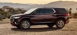 2018 Chevy Traverse Parked