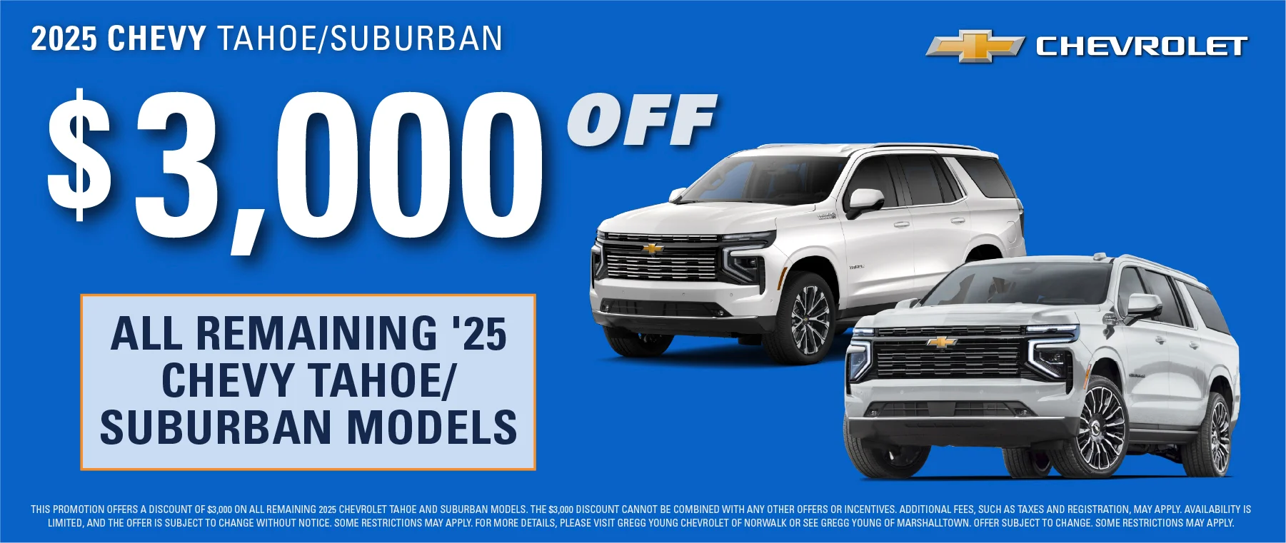 2025 Chevrolet Tahoe/Suburban