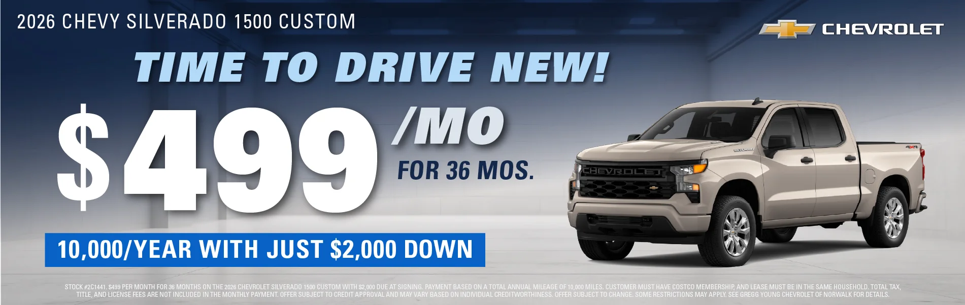 $499/MO FOR 36MO/10K A YEAR W JUST 2000 DOWN