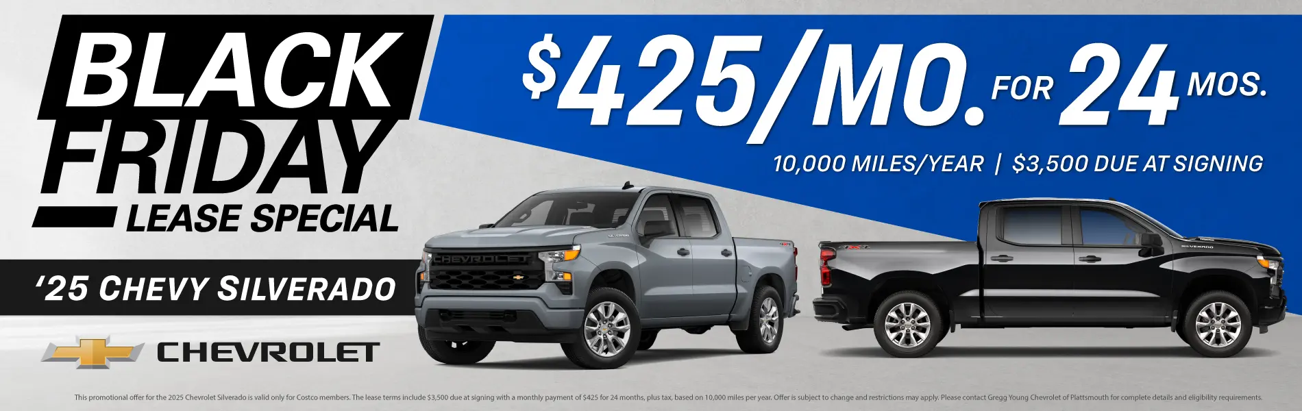 Black Friday Special $3500 DUE AT SIGNING -LEASE LOYALTY -COSTCO $425/MO X 24 PLUS TAX 10000 MILES PER YEAR